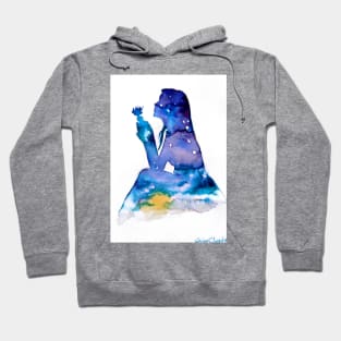 memory of the blue flower Hoodie